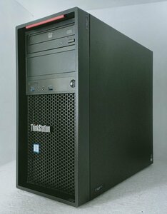 ●4K4画面対応 ミニタワー型WS Lenovo ThinkStation P310 Tower (Xeon E3-1240 v5 3.5GHz/16GB/SSD 256GB+1TB/Quadro M2000/Windows10 Pro)