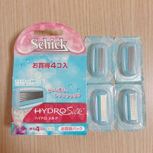 シック モイスチャーソリッド付替刃 4個入 Schick 女性用 ハイドロシルク