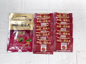 新品 高麗人参 健康食品 神秘の健康力 30粒入×1袋、3粒入×10袋 計60粒【定形外郵便140円・レタパ370円対応】