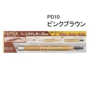 sana Excel powder & pen sill eyebrows PD10 pink Brown 