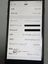 【ジャンク】iPhone8 256GB SIMロック解除 初期化済_画像8
