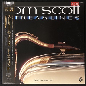 美品 プロモ 見本盤 / トム・スコット「STREAMLINES」ストリームラインズ / TOM SCOTT / レア盤 / 帯付き