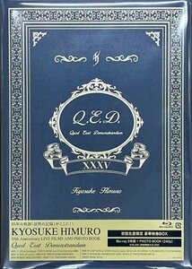 * new goods BD*[KYOSUKE HIMURO 35th Anniversary LIVE FILMS AND PHOTO BOOK QUOD ERAT DEMONSTRANDUM the first times production limitation BOX / Himuro Kyosuke ]*1 jpy 