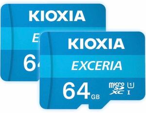 MicroSD Micro SD -карта 64 ГБ киоксии 2 листы