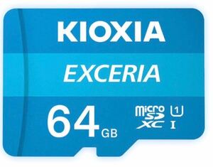 microSD　マイクロSDカード　64GB キオクシア　1枚