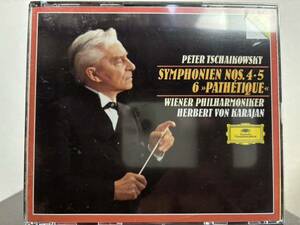チャイコフスキー 後期3大交響曲集　カラヤン 指揮　ウィーン・フィル、ハーモニー　2CD