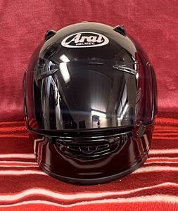 美品・Arai ・QUANTUM-J・アライ・クアンタムJ・グラスブラック・L(59-60cm)