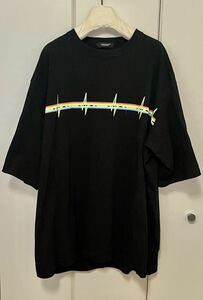 23SS新品 UNDERCOVER PINK FLOYD THE DARK SIDE OF THE BRIGHT SIDE Tシャツsize 5 XXL アンダーカバー メンズ 半袖 カットソー ブラック