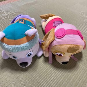 パウ・パトロールぬいぐるみ　スカイ＆エベレスト