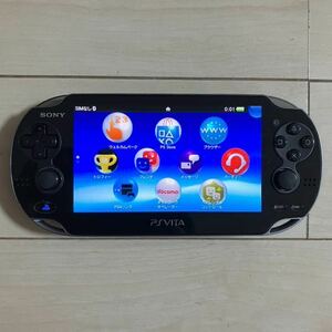 PlayStation Vita 3G/Wi-Fiモデル クリスタル・ブラック 限定版 PCH-1100 AB01