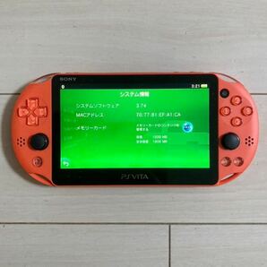 SONY PSVITA PCH-2000 ZA24 1GB 本体 wifi 初期化 ソニー ピーエス ビータ ヴィータ PlayStation プレイステーション プレステ 送料無料の画像2