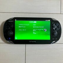 SONY PSVITA PCH-1000 ZA01 本体 wifi モデル 動作品 初期化 プレイステーション ビータ ヴィータ プレステ PS ソニー 送料無料_画像2