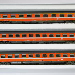 ROCO イタリア国鉄 FS UIC-Z Eurofima C1オレンジ塗装×3の画像1