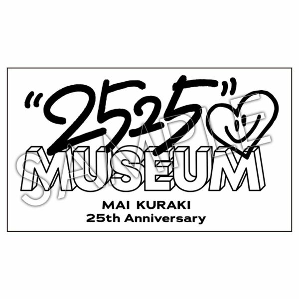 倉木麻衣 25th Anniversary 2525 Museumロゴステッカー