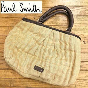 Poul smith/ handbag /linen* flax series / Brown / knitting / simple / lady's /.../ Paul Smith 