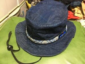 405USA America производства Cub -Kavu темно синий Denim DENIM ремешок ковш HAT шляпа S шляпа fesOUTDOOR уличный NAVY темно-синий темно-синий SAFARI Safari 