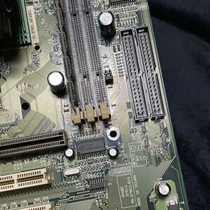 ジャンク 日本限定版 AOpen AX6BC マザーボード CPU Celeron 500Mhz SL3LQ Socket 370 変換アダプタ FW-S370 の画像6