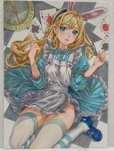 手描きイラスト ALICE A4_画像3