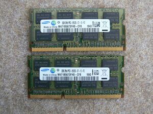 SAMSUNG M471B5673FH0-CF8 (204Pin PC3-8500 2GB×2枚組)