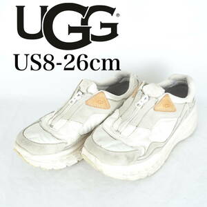 MK6473*UGG*アグ*メンズスニーカー*US8-26cm*白