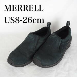 MK6581*MERRELL*メレル*メンズスリッポン*US8-26cm*黒