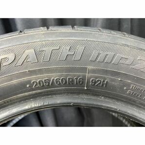 トーヨー TRANPATH mpZ 205/60R16 92H 日本製 2本SET◇2019年製9分山オンロードタイヤ◇中古 特筆すべき損傷なし◇ノア ヴォクシー等にの画像6