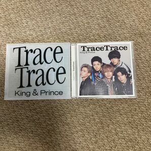 初回盤B (取) 透明スリーブケース DVD付 King & Prince CD+DVD/TraceTrace 22/9/14発売