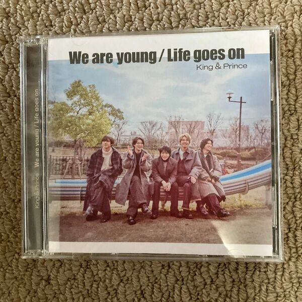 初回限定盤B DVD付 King & Prince CD+DVD/We are young/Life goes on 