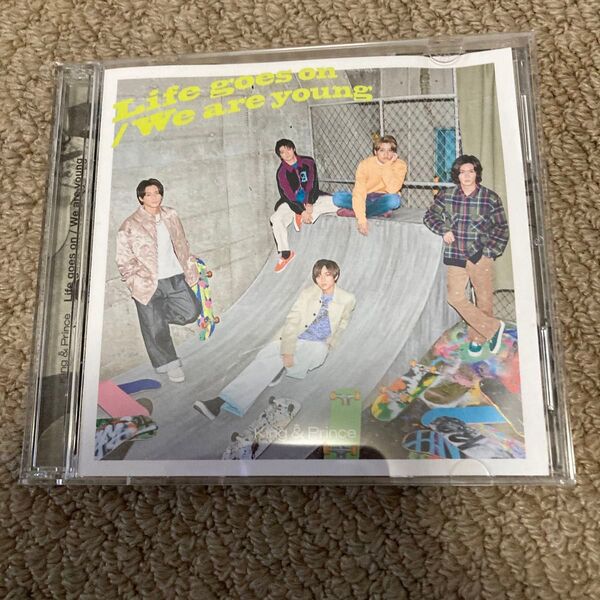 初回限定盤A DVD付 King & Prince CD+DVD/Life goes on/We are young