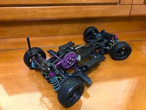 HPI RS4 中古シャーシー　FRP ダブルデッキ　部品取り