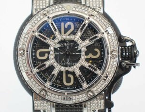 ◆ 稼働品 AQUANAUTIC / アクアノウティック サブコマンダー 腕時計 自動巻き ブラック系 付属品有 147068