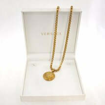 ◆ 希少 VERSACE / ヴェルサーチ メデューサ ネックレス ペンダント アクセサリー ゴールド系 箱付き 146747_画像7