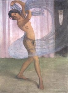 模写油絵 Mueller_裸婦のダンス MA2310　ユーラシアアート