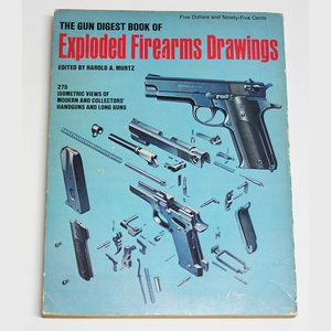 The Gun digest book of exploded firearms drawings 銃器の分解図 Harold A. Murtz 1974年 テクニカルイラスト