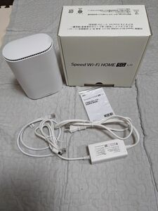 白ロム未使用品 UQ版 ZTR01SWU Speed Wi-Fi HOME 5G L11 ホワイト ホームルーター WiMAX