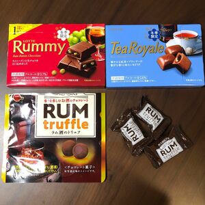 チョコレート　Rummy、Tea Royale、RUM truffle