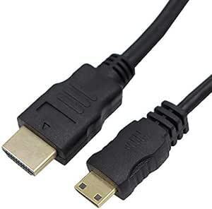 ViViSun【JCT請求書発行可能】ハイスピード HDMI(オス)to mini HDMI(オス)変換ケーブル HDMIタイプA