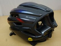 MET メット TRENTA 3K CARBON Mips トレンタ カーボン レッドイリディセントマット サイズM ロードバイクヘルメット 製造年月2023年10月_画像4