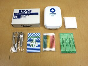  unused AID-TEAM aid team Mini first-aid kit first-aid set 