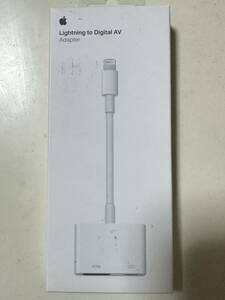Apple Lightning Digital AV adapter * A1438 MD826AM/A unused genuine products 