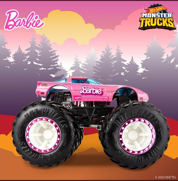 激レア！トレジャーハント　ホットウィール　モンスタートラック　バービーコルベット Hot Wheels MONSTER Trucks