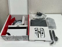 4421　任天堂 Nintendo Switch (有機ELモデル) HEG-S-KAAAA ホワイト 中古_画像1