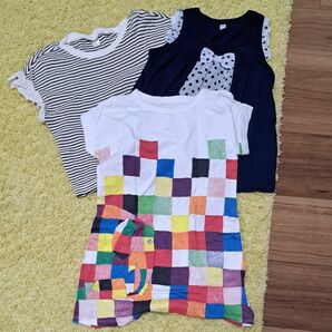 半袖Tシャツ・ワンピース　計3枚セット 子供