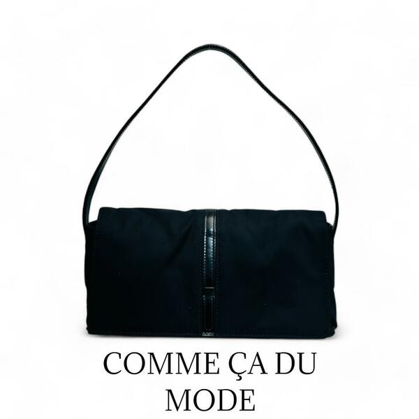 COMME A DU MODE ハンドバック ナイロン ブラック