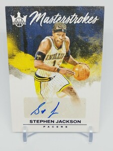 【35シリ】スティーブン・ジャクソン 2023-24 PANINI COURT KINGS NBA Stephen Jackson auto ペイサーズ