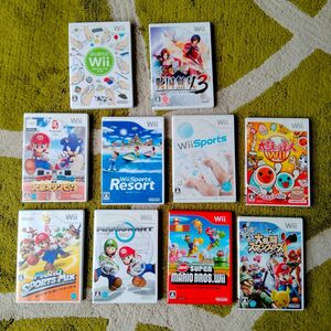 ☆超美品☆ 任天堂 Wiiソフト お好きなソフト３本セット『マリオカート＋スポーツミックス＋Wiiスポーツなど』