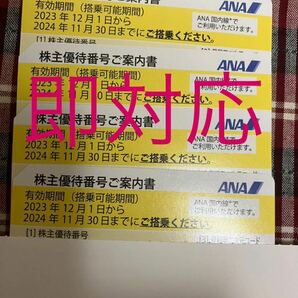 ANA株主優待券 全日空株主優待券 2024年11月30日まで有効 1枚 (在庫4)の画像1