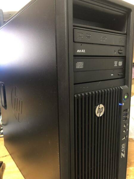 送料無料 HP Z420 Workstation Intel Xeon E5-2680 8C16T AMD FirePro W5100 12800ECC-128GB 新品SSD500GB+HDD1TB Win10 Blu-ray 無線wifi