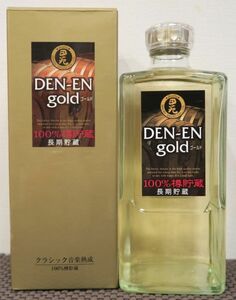 本格麦焼酎 長期貯蔵「田苑ゴールド」全量3年100%樽貯蔵 化粧箱付 田苑酒造 鹿児島県薩摩川内市