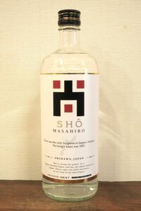沖縄特産 琉球泡盛「尚 MASAHIRO」40度 3年古酒以上 3回蒸留製法！ まさひろ酒造 糸満市西崎町